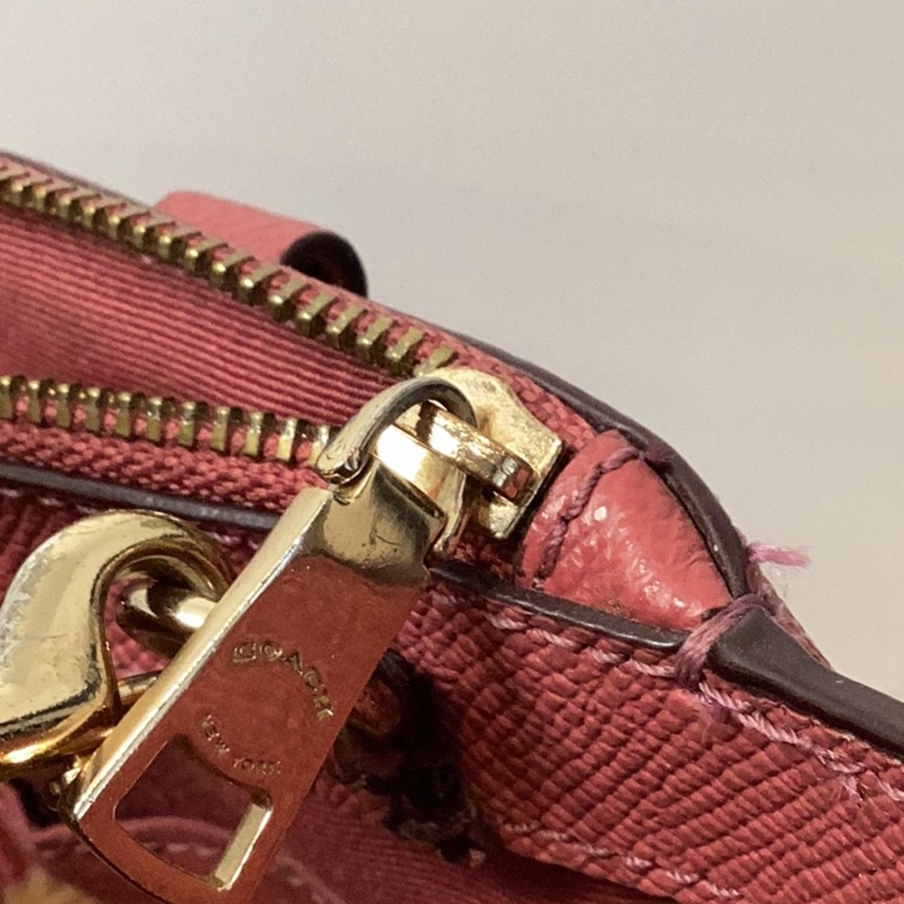 🍄 Coach Rose Leather Shoulder Bag - Picture 13 of 16